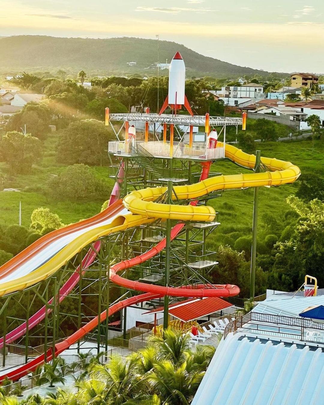 Hotel Spazzio Diroma Cafe Da Manha E Acesso Ao Acqua Park Caldas Novas Exterior foto