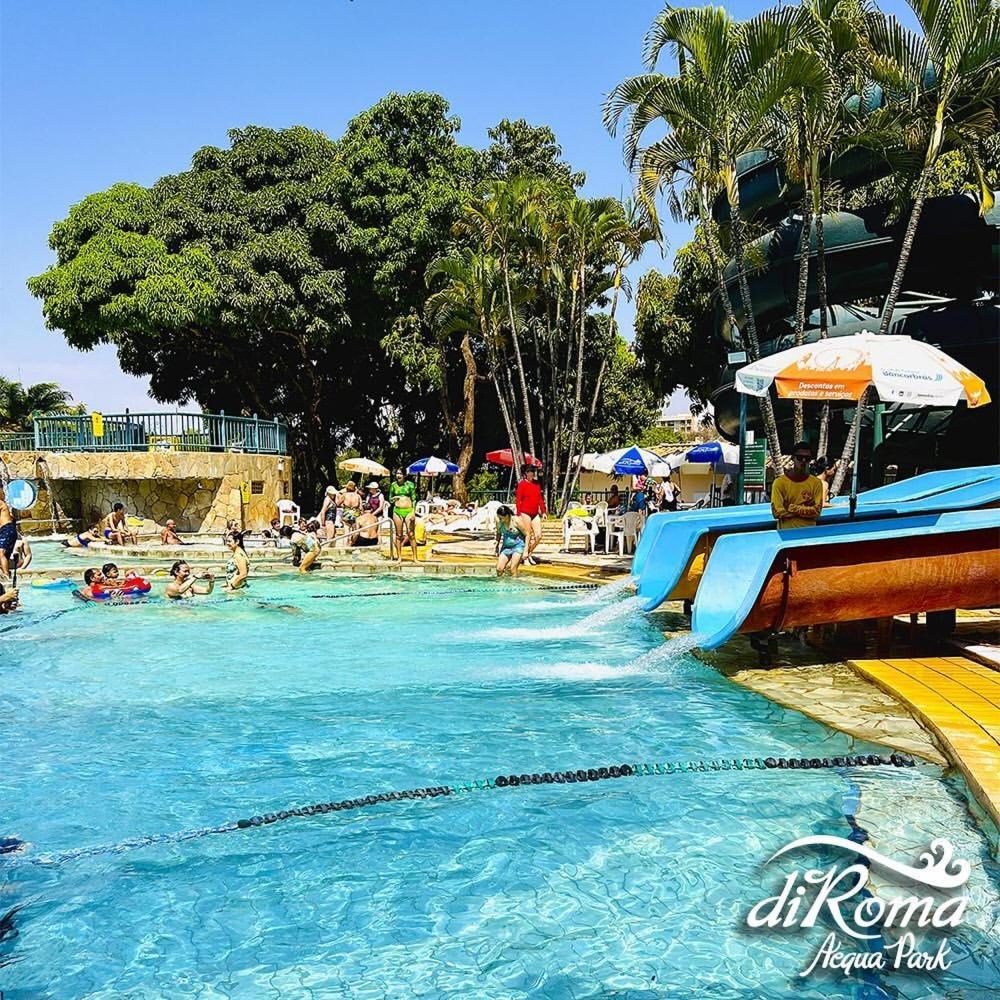 Hotel Spazzio Diroma Cafe Da Manha E Acesso Ao Acqua Park Caldas Novas Exterior foto